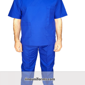 لباس جراحی آبی کاربنی
