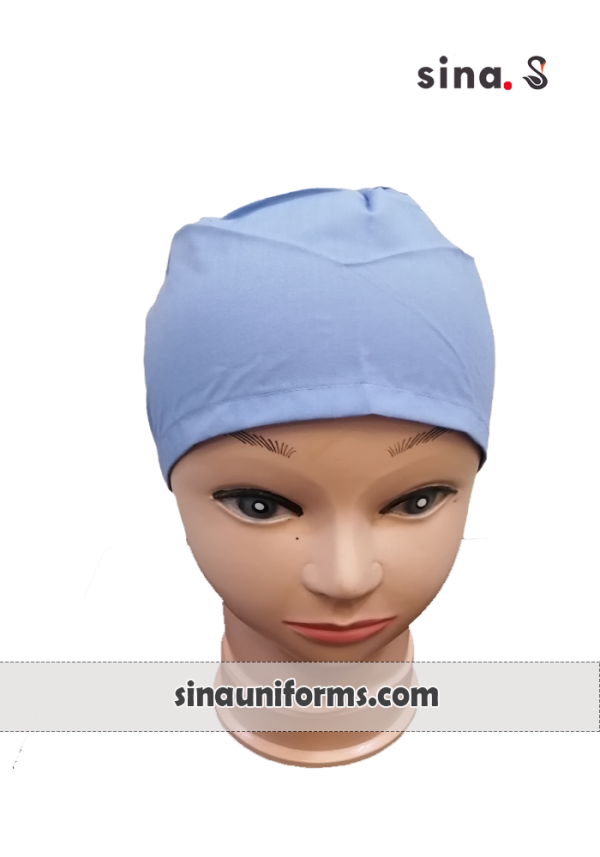 کلاه جراحی آبی آسمانی